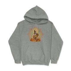 Meditating Monk Enlighten Zen Master Buddhist product Hoodie - Grey Heather