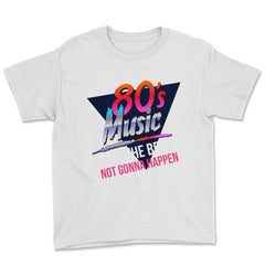 80’s Music is the Best Retro Eighties Style Music Lover Meme design - White