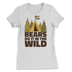 Bear Brotherhood Flag Bears Do It In The Wild Gay Pride design - Women's Tee - White