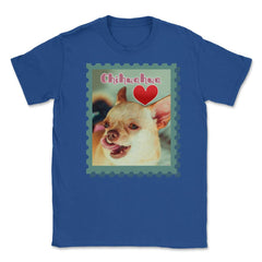 Chihuahua Love Stamp t-shirt Unisex T-Shirt - Royal Blue