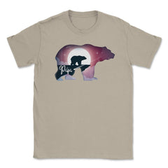 Papa Bear Moonlight T-Shirt Father's Day Tee Gift Unisex T-Shirt - Cream