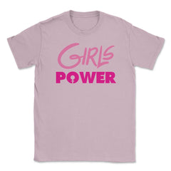 Girls Power T-Shirt Feminist Shirt  Unisex T-Shirt - Light Pink