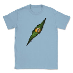 Dinosaur Eye Ragged Halloween T Shirts & Gifts Unisex T-Shirt - Light Blue