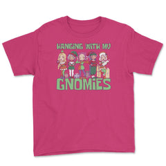 Hanging With My Gnomies Cute Kawaii Anime Gnomes product Youth Tee - Heliconia