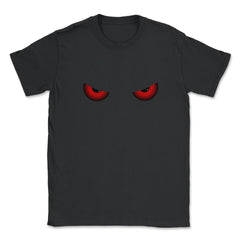 Evil Red Scary Eyes Halloween T Shirts & Gifts Unisex T-Shirt - Black