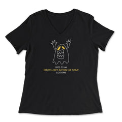 This is my Idiots Can’t Bother Me Today Costume design - Women's V-Neck Tee - Black