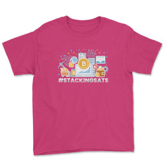 #StackingSats Bitcoin Blockchain Cryptocurrency For Fans design Youth - Heliconia