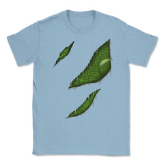 Women Alien Reptile Ragged Halloween T Shirts & Gifts Unisex T-Shirt - Light Blue