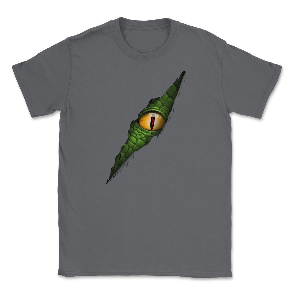 Dinosaur Eye Ragged Halloween T Shirts & Gifts Unisex T-Shirt - Smoke Grey