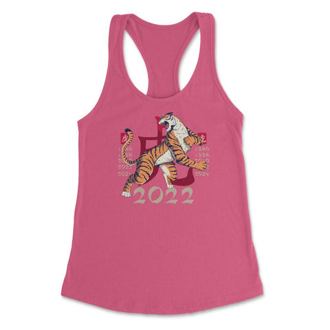 Year of the Tiger 2022 Chinese Aesthetic Design product Women's - Hot Pink