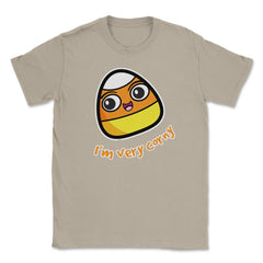 I'm very corny Candy Corn Halloween Humor T Shirts Gifts Unisex - Cream