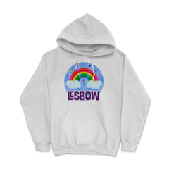 Lesbow Rainbow Colorful Gay Pride Month t-shirt Shirt Tee Gift Hoodie - White