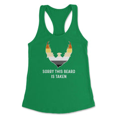 Sorry This Beard is Taken Bear Brotherhood Flag Funny Gay product - Kelly Green