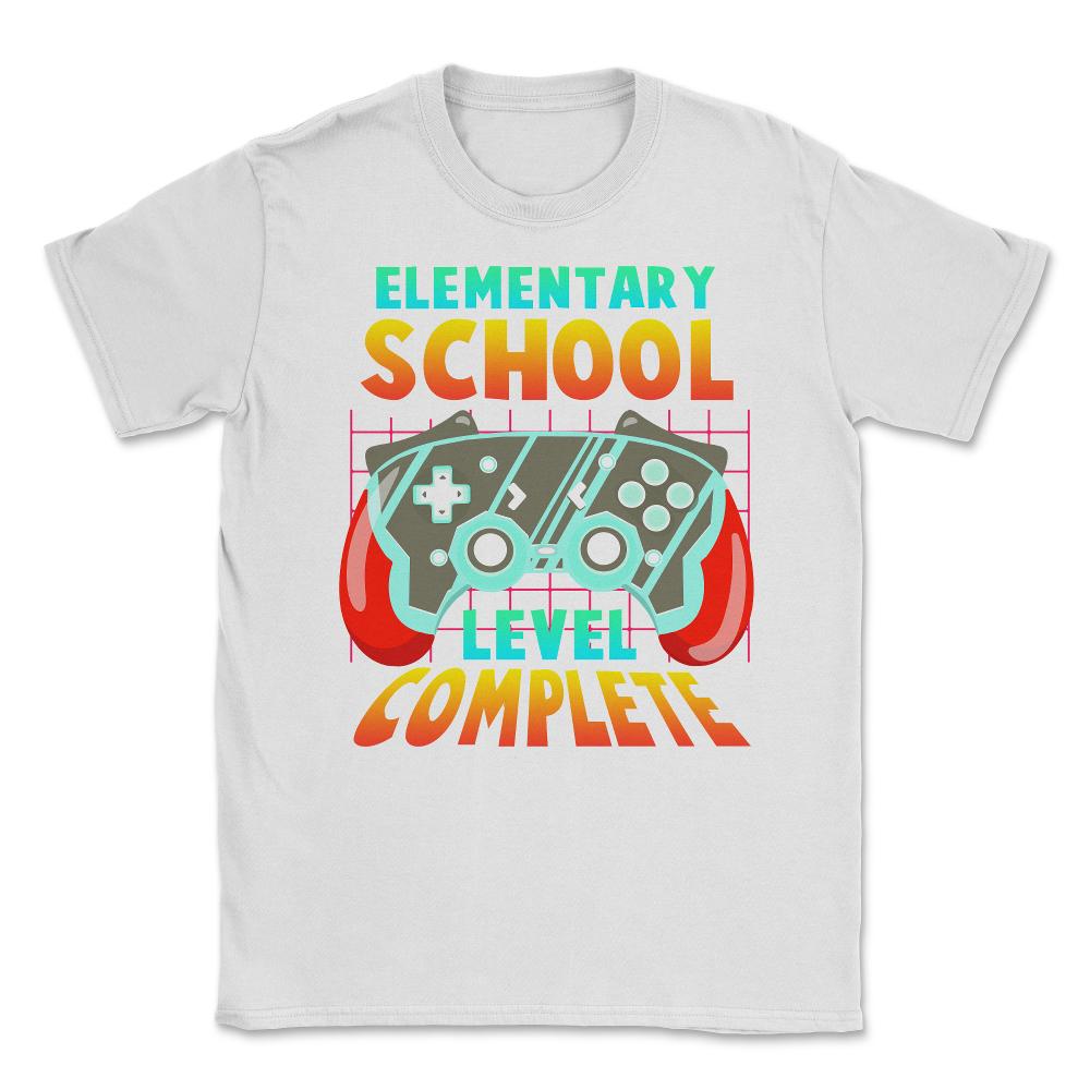 Elementary Level Complete Video Game Controller Graduate print Unisex - White
