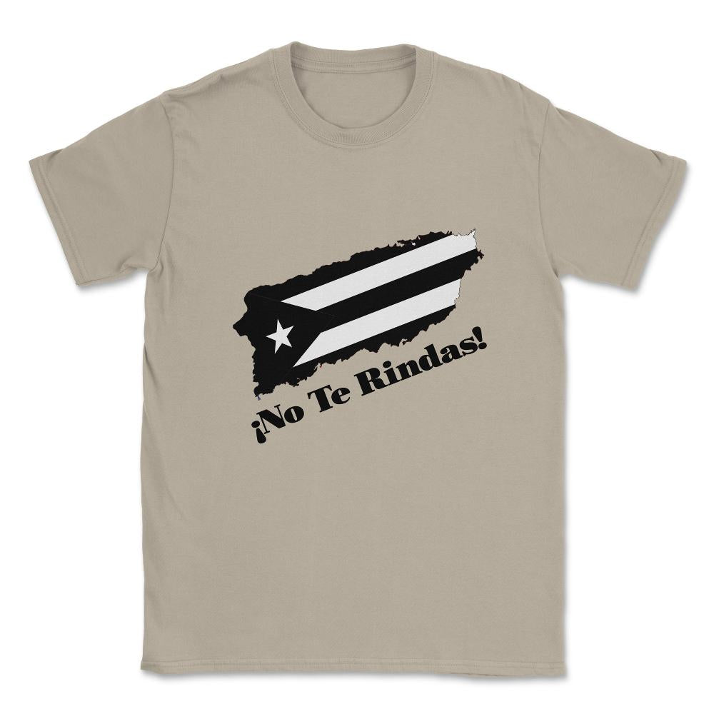 Puerto Rico Black Flag No Te Rindas Boricua by ASJ design Unisex - Cream