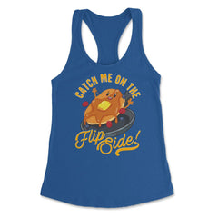 Catch Me On The Flip Side! Hilarious Happy Kawaii Pancake design - Royal