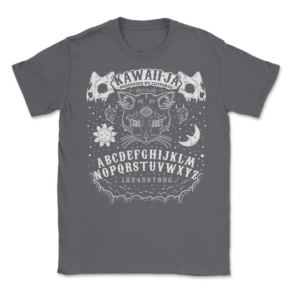 Kawah-Ja Cat Board Halloween Humorous Gift T-Shirt Unisex T-Shirt - Smoke Grey