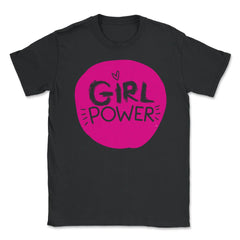 Girl Power Words t-shirt Feminism Shirt Top Tee Gift (2) Unisex - Black