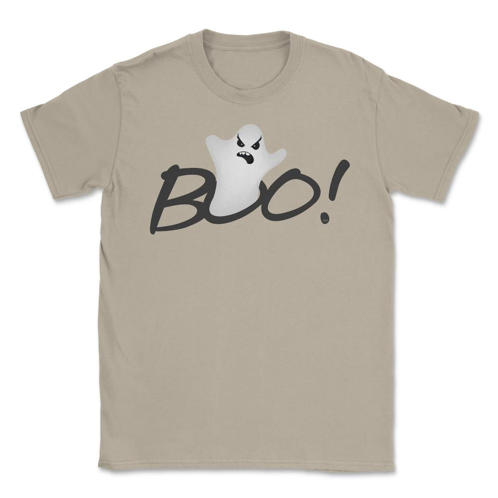 Boo! Ghost Humor Halloween Shirts & Gifts Unisex T-Shirt - Cream