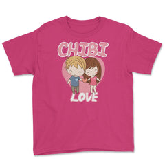 Chibi Love Anime Shirt Couple Humor Youth Tee - Heliconia