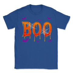 Boo Bees Halloween Ghost Bees Characters Funny Unisex T-Shirt - Royal Blue