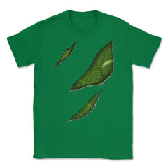 Women Alien Reptile Ragged Halloween T Shirts & Gifts Unisex T-Shirt - Green