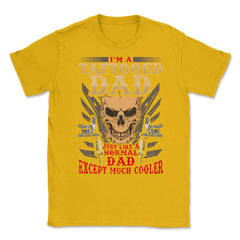 Tattoed Father Unisex T-Shirt - Gold