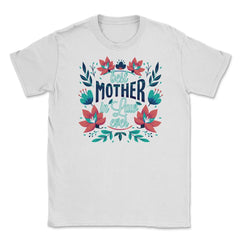 Best Mother In Law Ever Flower Unisex T-Shirt - White