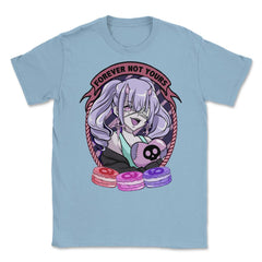 Kawaii Pastel Goth Witchcraft Anime Girl product Unisex T-Shirt - Light Blue
