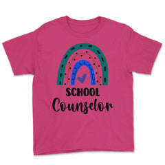 School Counselor Cute Rainbow Colorful Career Profession graphic - Heliconia