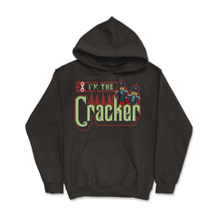 I’m The Cracker Funny Matching Xmas Design For Her graphic Hoodie - Black