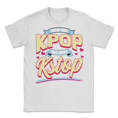 Once you KPOP You Cant KStop for Korean music Fans print Unisex - White