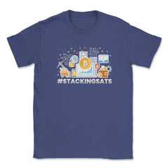 #StackingSats Bitcoin Blockchain Cryptocurrency For Fans design - Purple