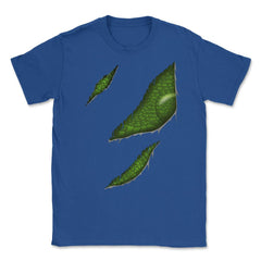 Women Alien Reptile Ragged Halloween T Shirts & Gifts Unisex T-Shirt - Royal Blue