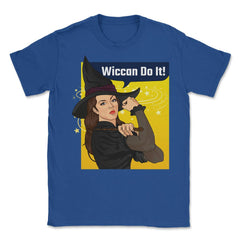 Rosie the Riveter Wiccan Do It! Feminist Witch Retro product Unisex - Royal Blue