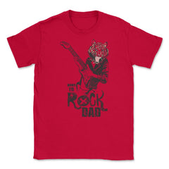 Born to Rock Dad Unisex T-Shirt - Red