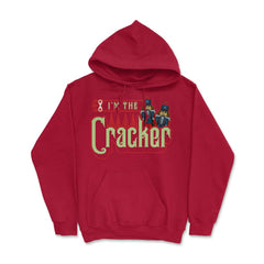 I’m The Cracker Funny Matching Xmas Design For Her graphic Hoodie - Red