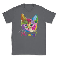 Meommy Kitten Unisex T-Shirt - Smoke Grey