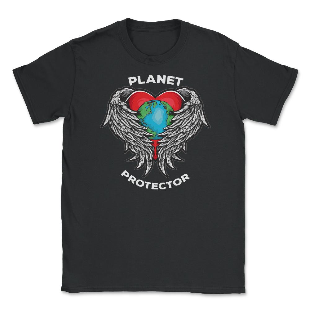 Planet Protector Earth Day Unisex T-Shirt - Black