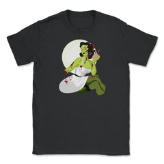 Pin up Zombie Girl Halloween costume T-Shirts Gifts Unisex T-Shirt - Black