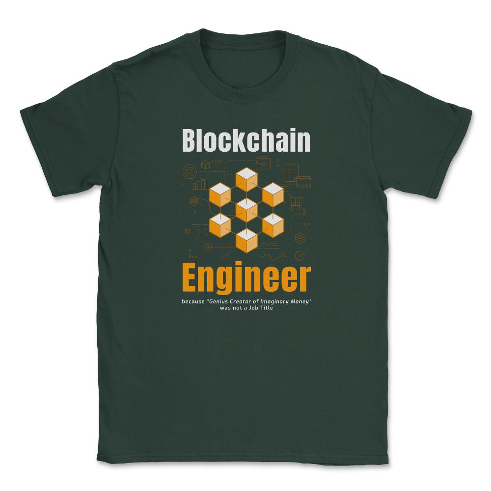 Blockchain Engineer Definition For Bitcoin & Crypto Fans product - Forest Green