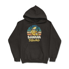 Banana Squad Lovers Funny Banana Fruit Lover Cute graphic Hoodie - Black