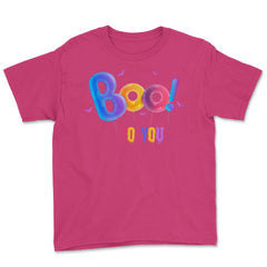 Boo to you Youth Tee - Heliconia