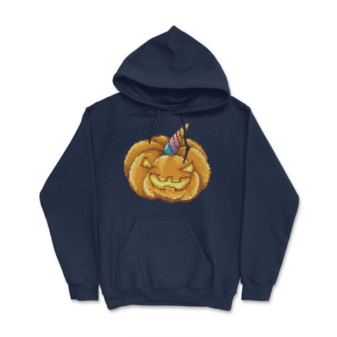 Jack O Unicorn Pumpkin Halloween T Shirt Gifts Hoodie - Navy