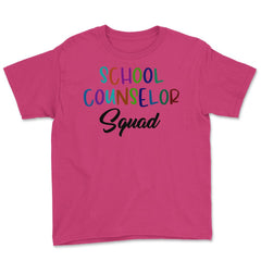 Funny School Counselor Squad Colorful Coworker Counselors design - Heliconia