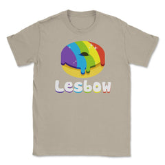 Lesbow Rainbow Donut Gay Pride Month t-shirt Shirt Tee Gift Unisex - Cream