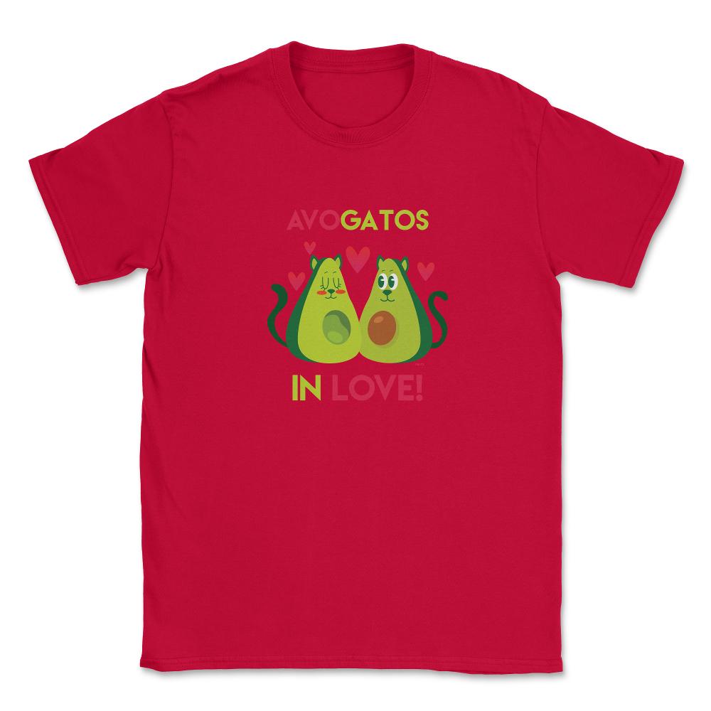 Avogatos in Love! t shirt Unisex T-Shirt - Red