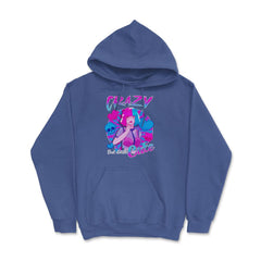 Anime Girl Crazy But Still Cute Pastel Goth Theme Gift print Hoodie - Royal Blue