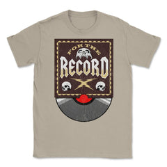 For The Record Vinyl Record For Collectors & DJs Grunge design Unisex - Cream