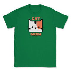 Cat Mom Unisex T-Shirt - Green